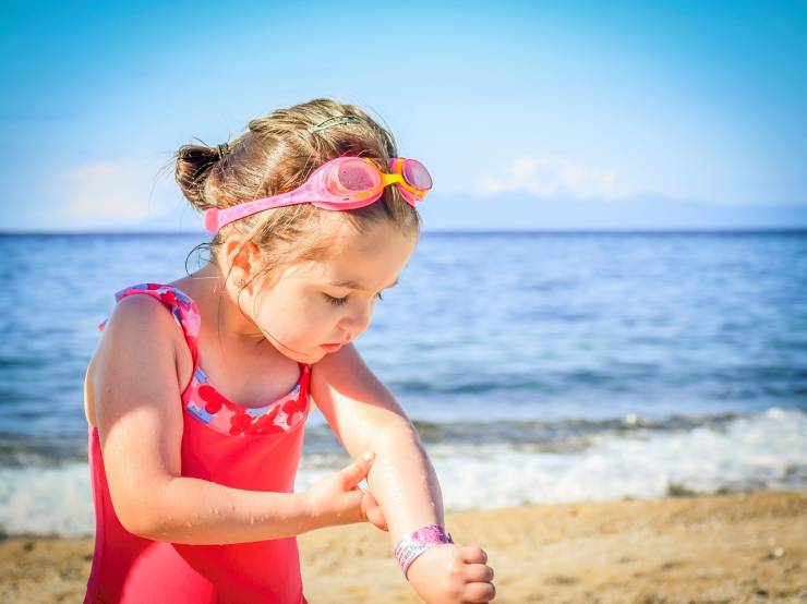 scegliere crema solare per bambini