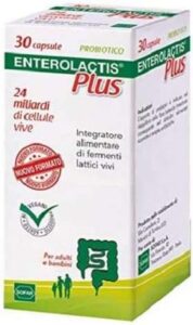 Enterolactis Plus è un integratore alimentare con 10 miliardi di fermenti lattici